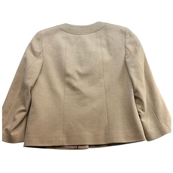 Women's‎ Calvin Klein Tan Blazer and Skirt Set Preppy Light Academia 6P - Picture 12 of 16